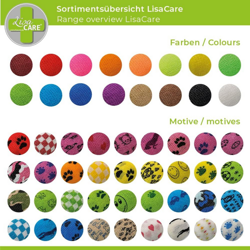 LisaCare - Pflasterbandagen 5cm x 4,5m - 12er Set-HEALTH_PERSONAL_CARE-EKNA GmbH & Co. KG