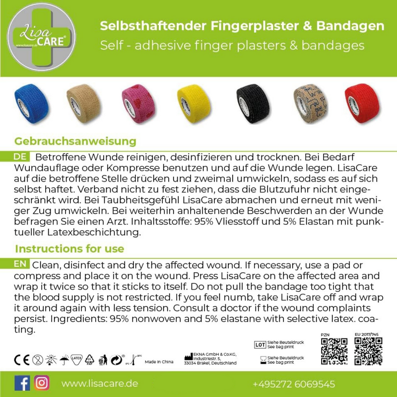 LisaCare - Kennen-Lern-Angebot - Pflasterverband 2,5cm-10cm x 4,5m-HEALTH_PERSONAL_CARE-EKNA GmbH & Co. KG