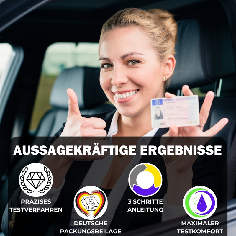 EKNA Speicheltest 3,5ng - Schnelltest für Fahrtauglichkeit - Zuverlässig & Sicher - Ergebnisse nach 5 Min.-EKNA GmbH & Co. KG