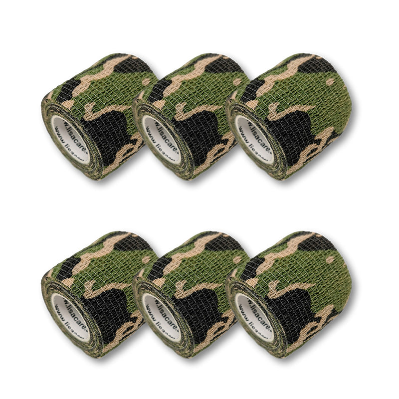 LisaCare Pflaster Bandagen 2,5cm & 5cm x 4,5m - 6er Camouflage-Mix-HEALTH_PERSONAL_CARE-EKNA GmbH & Co. KG