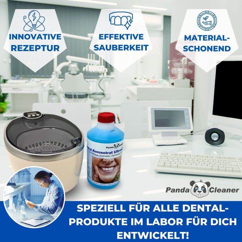 PandaCleaner Dental Ultraschallreiniger Konzentrat - Div. Größen-Reiniger-EKNA GmbH & Co. KG