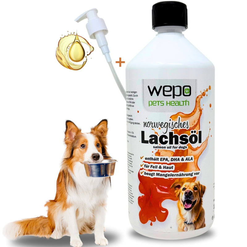 WEPO - Norwegisches Lachsöl - 1 Liter Fischöl für Hunde-PET_SUPPLIES-EKNA GmbH & Co. KG