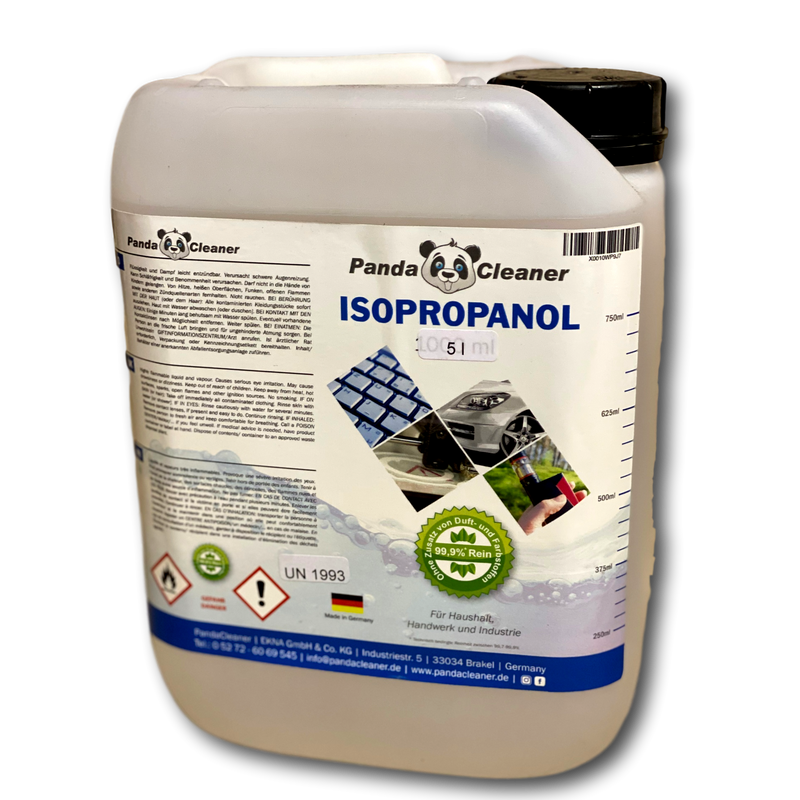 PandaCleaner Isopropanol/Reinigungsalkohol - 100ml Spray + 500ml -  Reinigungsflüssigkeit für Haushalt, Handwerk & Industrie - Mit Zerstäuber  (100ml